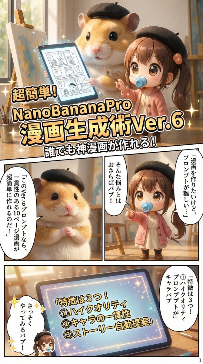 10+ Page Manga Creation Prompt