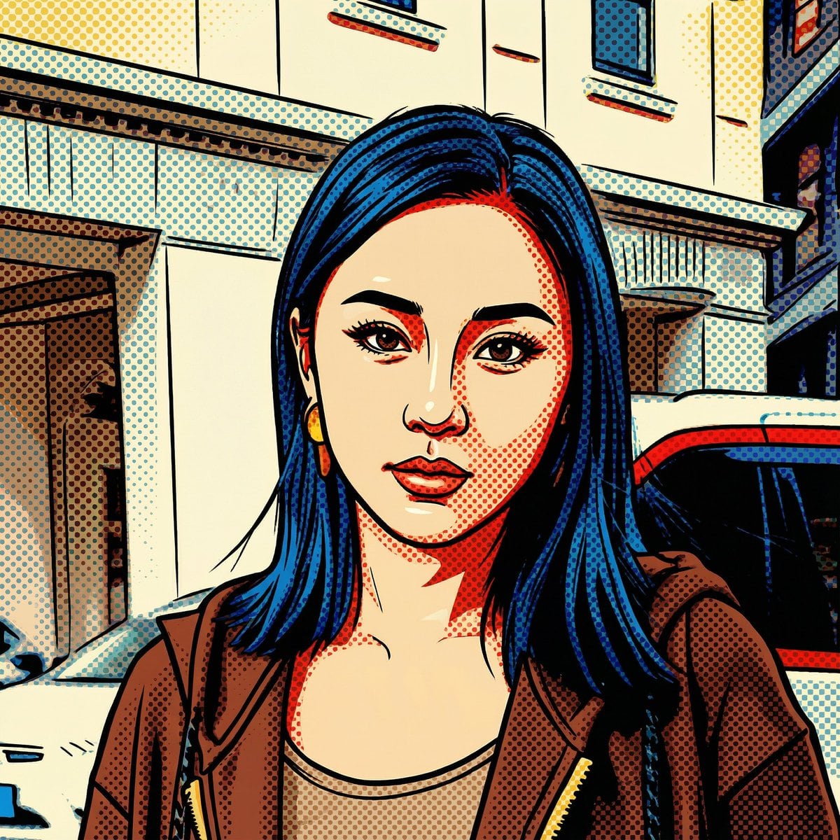 1960s Pop-Art Comic Book Portrait (Live Announcement)