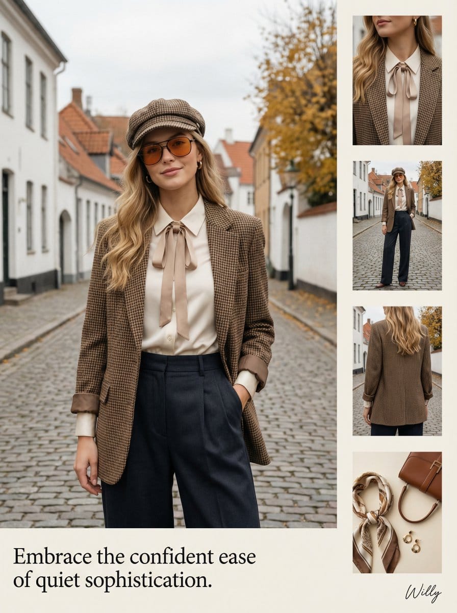 1970s Inspired Quiet Luxury Fashion Lookbook