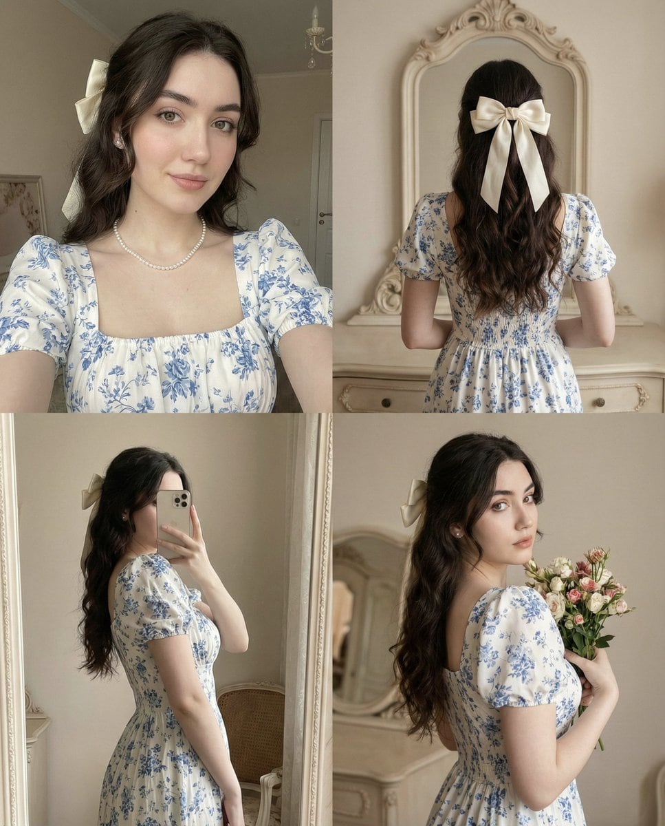 2x2 Collage with Pose and Identity Lock Prompt