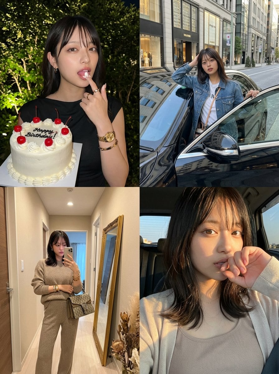 2x2 Grid Identity Lock Photo Collage Prompt