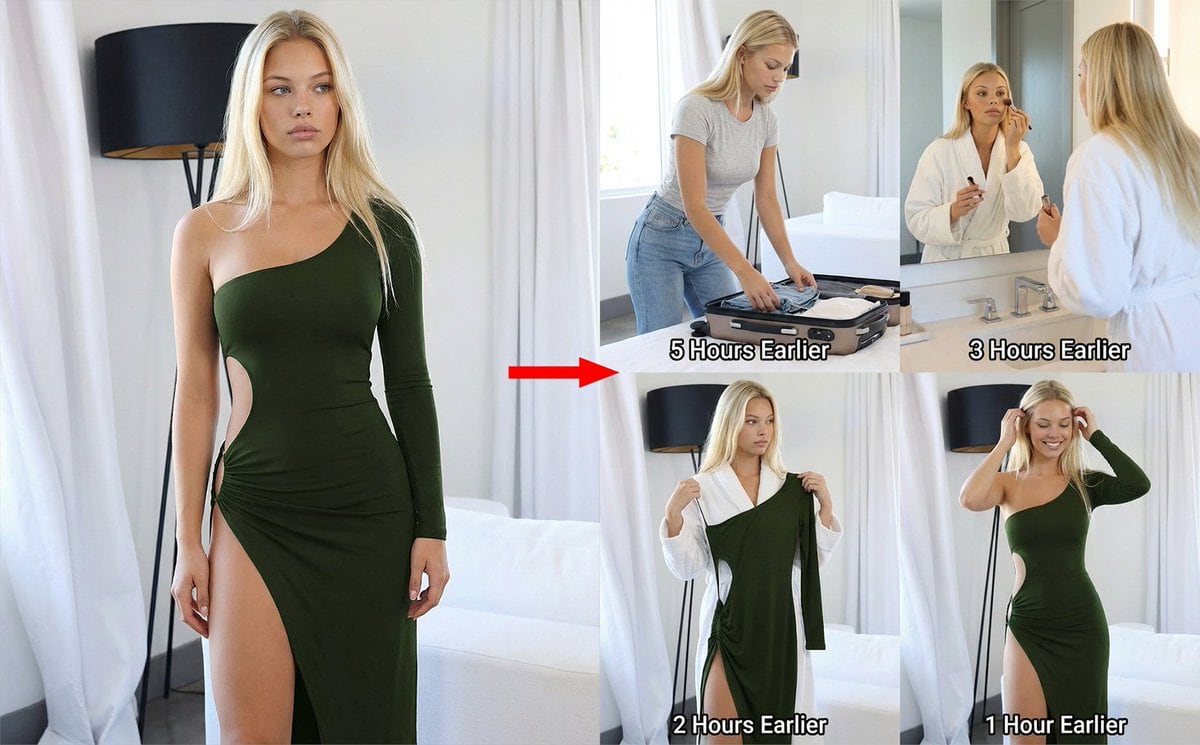 2x2 Grid Prompt for Preceding Events