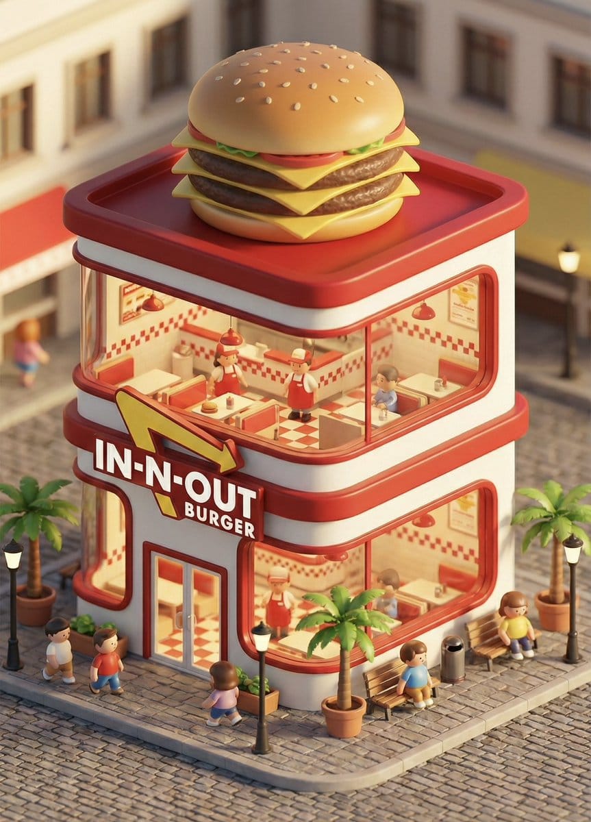 3D chibi concept store brand prompt