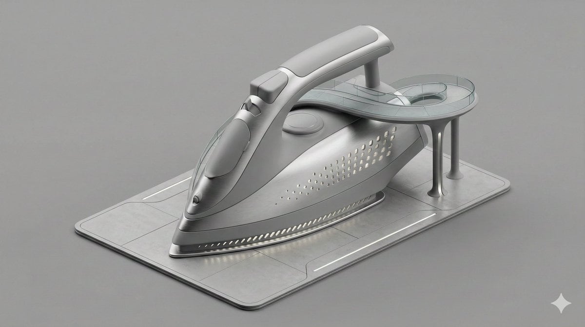 3D Isometric Diorama of a Household Object as Architecture