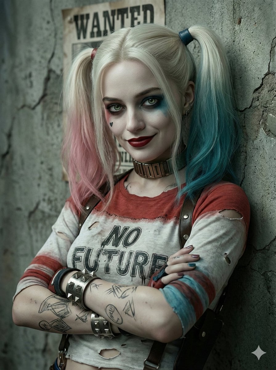 64K Cinematic Punk Portrait Image Transformation