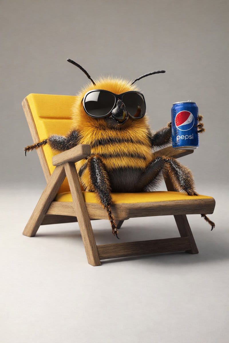 8K 3D Illustration of Anthropomorphic Bees (Gym and Relaxing)