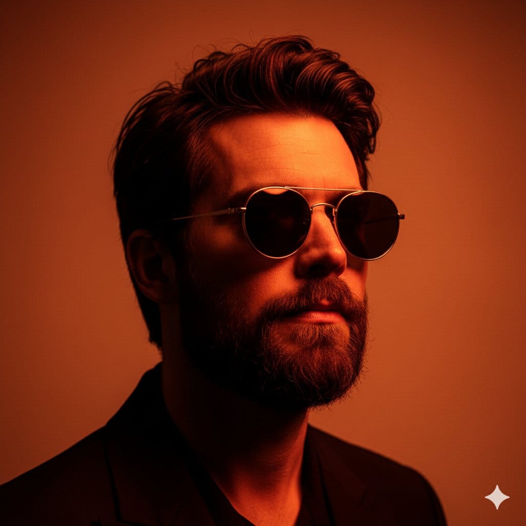 8K High-Fashion Cinematic Portrait with Warm Lighting