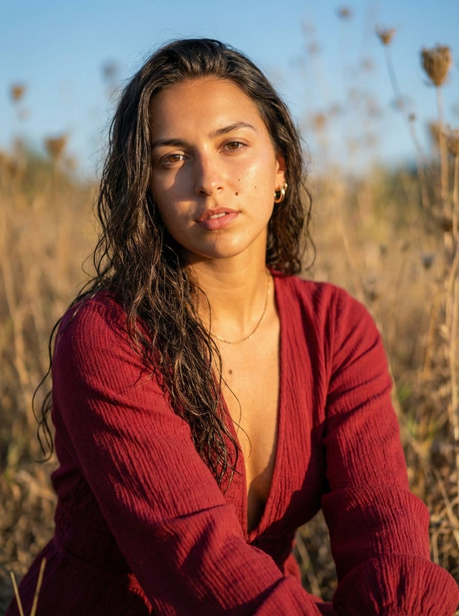 8K Vertical Portrait in Golden Hour
