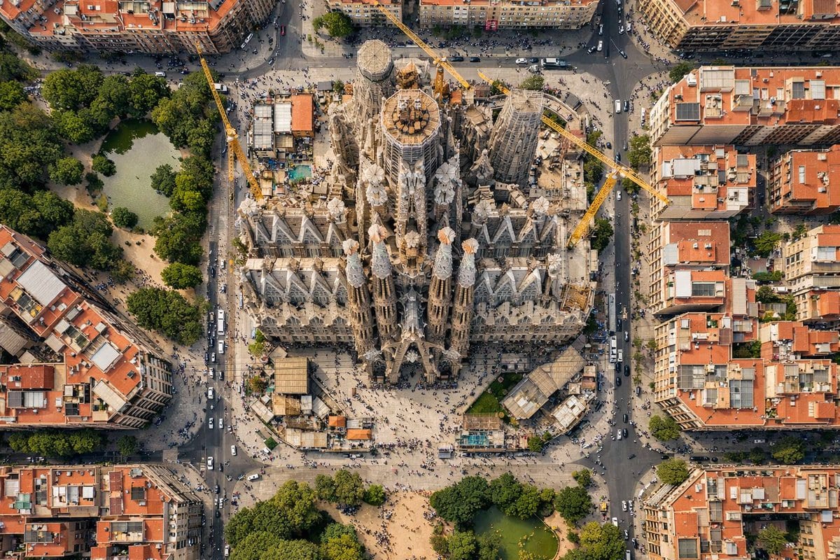 Aerial View of Landmark