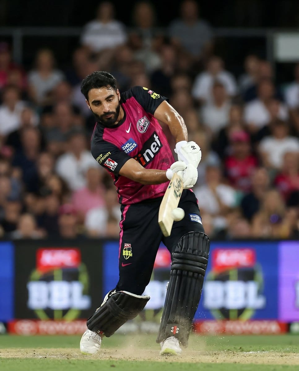 BBL Cricket Action Shot with Face Match