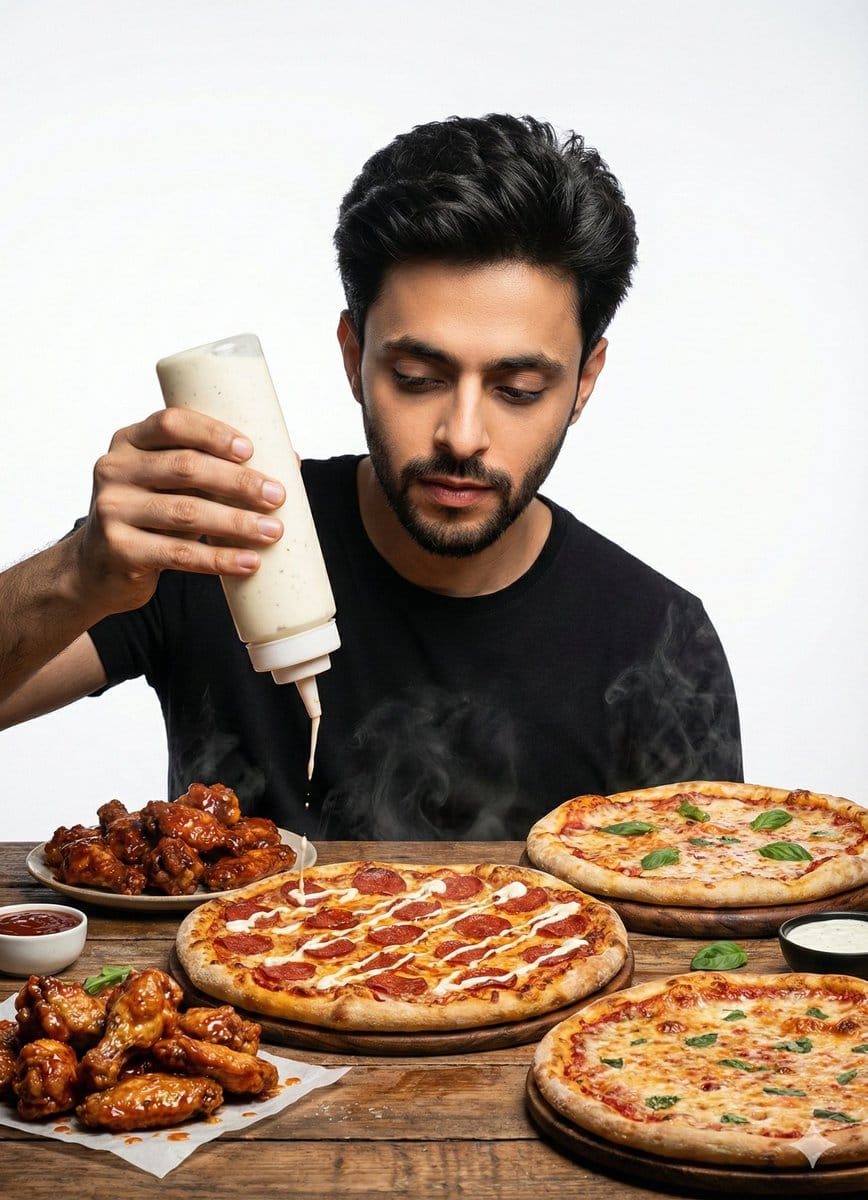 Billboard Food Commercial Flat Lay