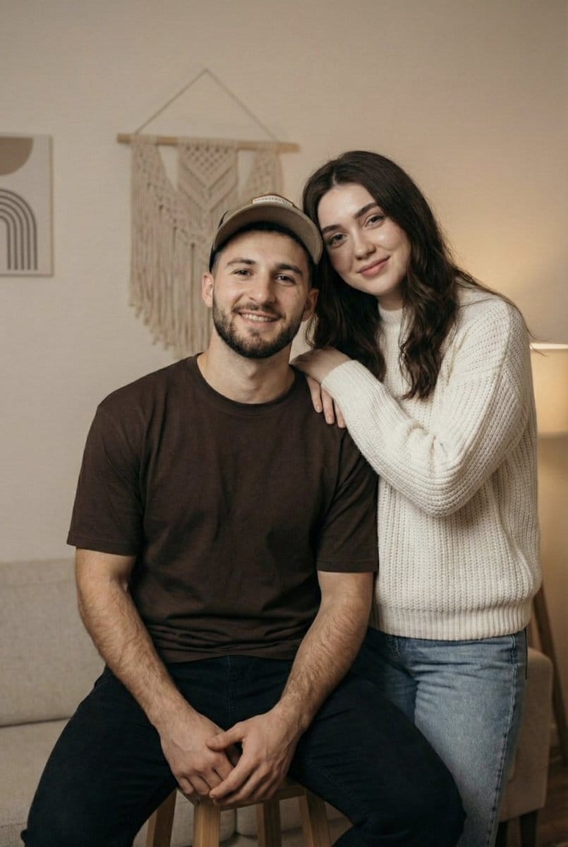 Candid Couple Portrait with Identity Lock