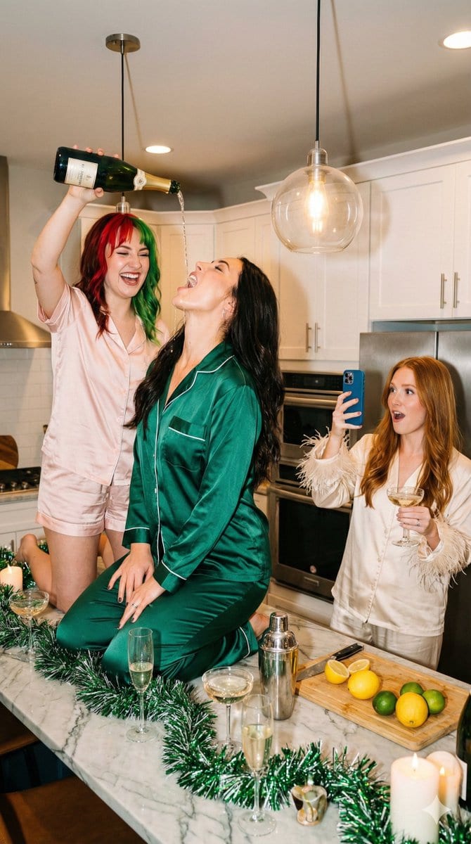 Candid Flash Photography: Chaotic Holiday Party (Duplicate)