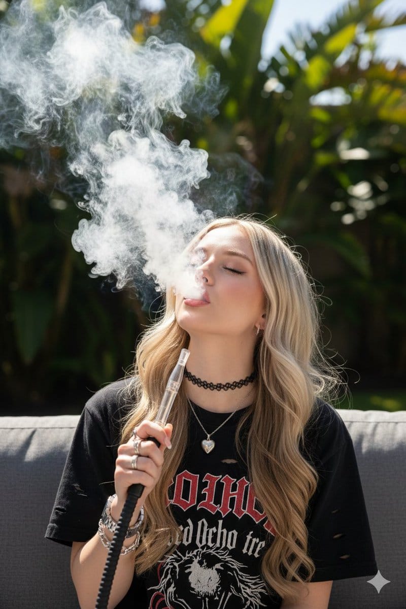 Candid Hookah Lounge Lifestyle Photo