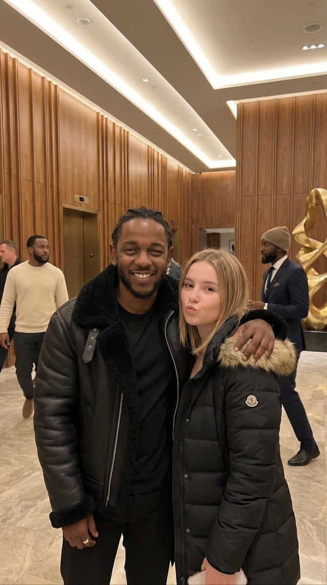 Candid Smartphone Photo of Kendrick Lamar in Hotel Lobby