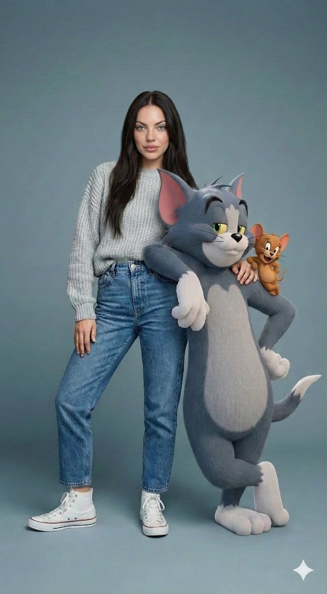 Cartoon Character Crossover Prompts (Pink Panther & Tom and Jerry)