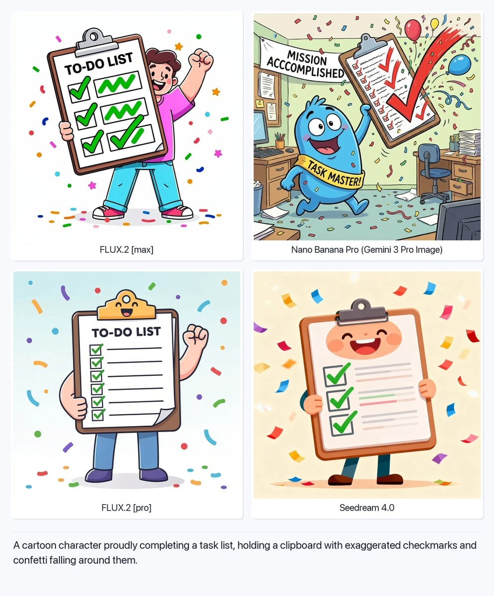 Cartoon Character Task Completion Prompt