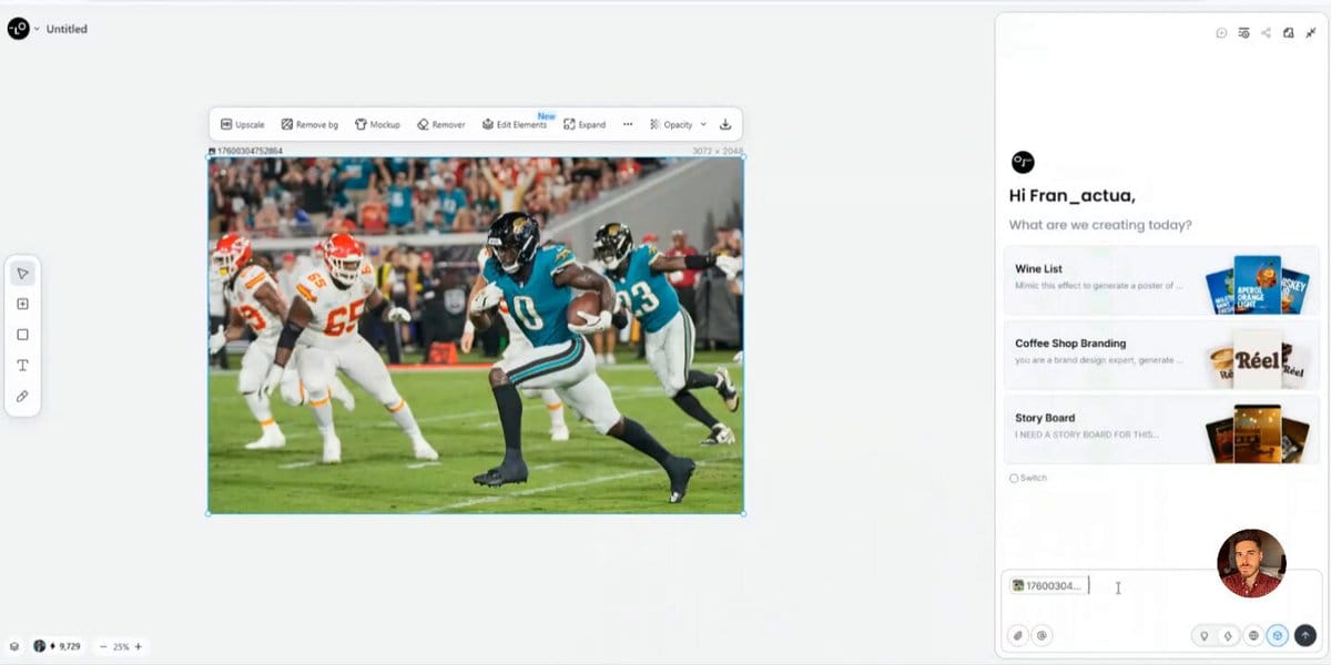 Cartoon version of an existing image