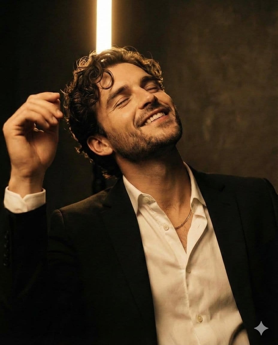 Chiaroscuro Editorial Portrait of a Man