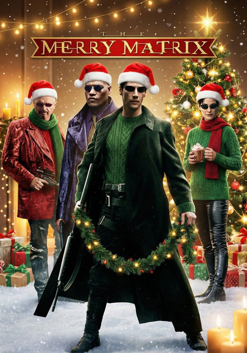 Cinematic Christmas Transformation with Composition Lock