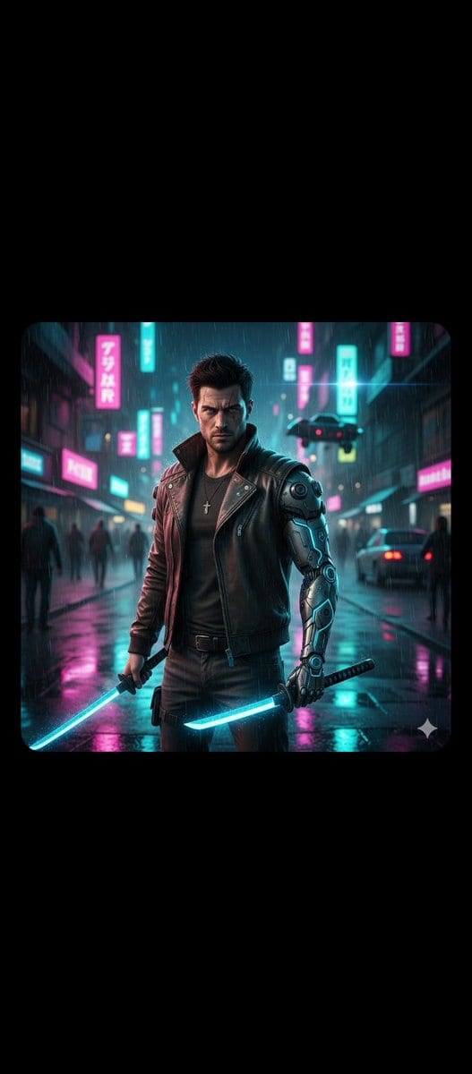 Cinematic Cyberpunk Tokyo Street Scene Prompt