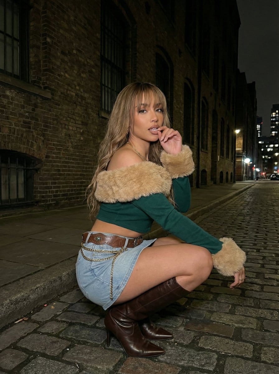 Cinematic Fashion Shot with Luxury Vibe (JSON Format)