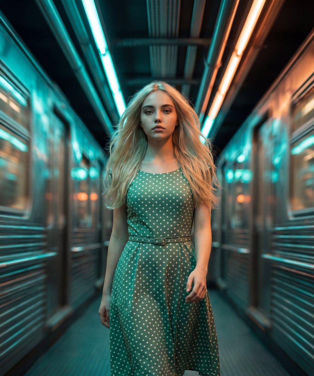 Cinematic Futuristic Tunnel Walk