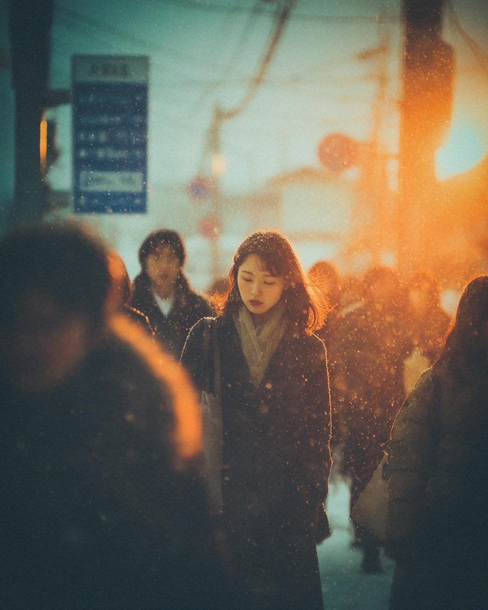 Cinematic Moody Street Photography Prompt