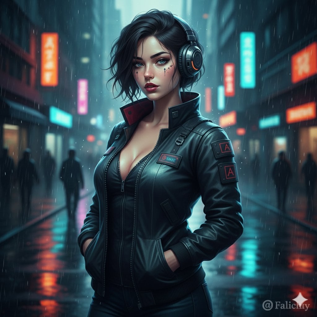 Cinematic Urban Night Fashion Editorial