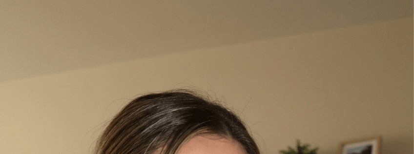 Close-Up Selfie Portrait with Soft Indoor Lighting