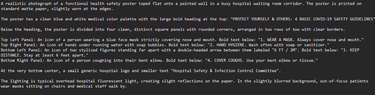 Complex Text and Diagrams Prompt (Screenshot)