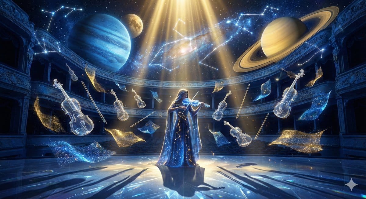 Cosmic Opera Stage Fantasy Scene