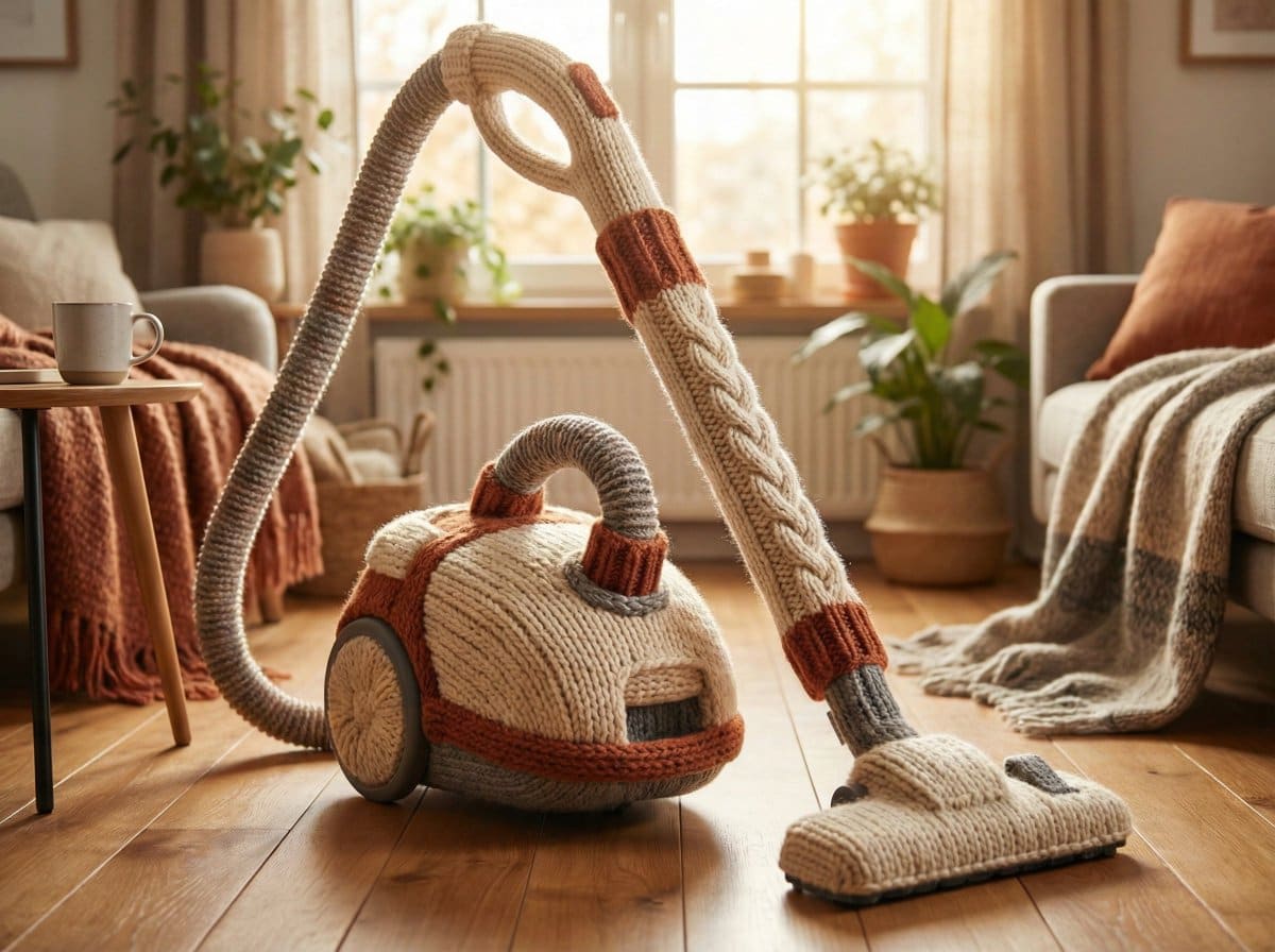 Cozy Knit Industrial Design Prompt