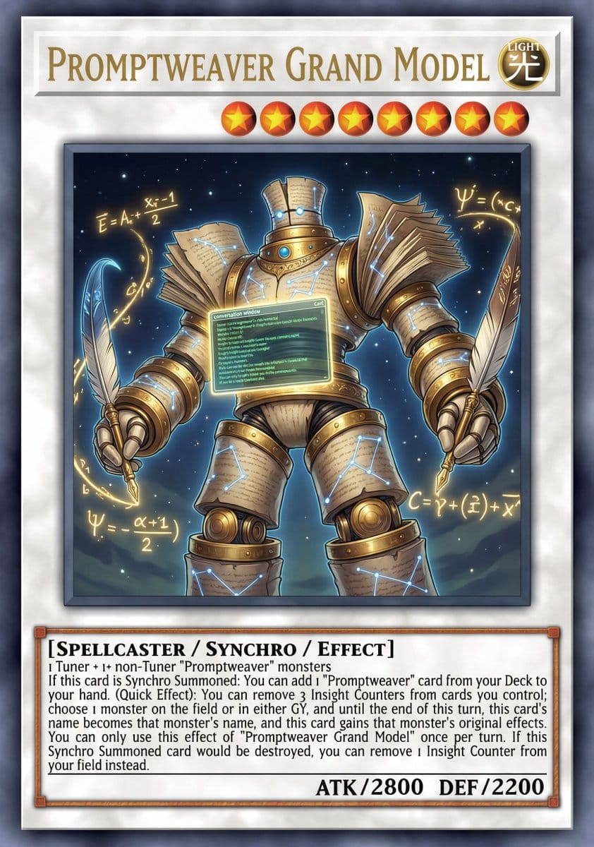 Custom Yu-Gi-Oh Card Generation