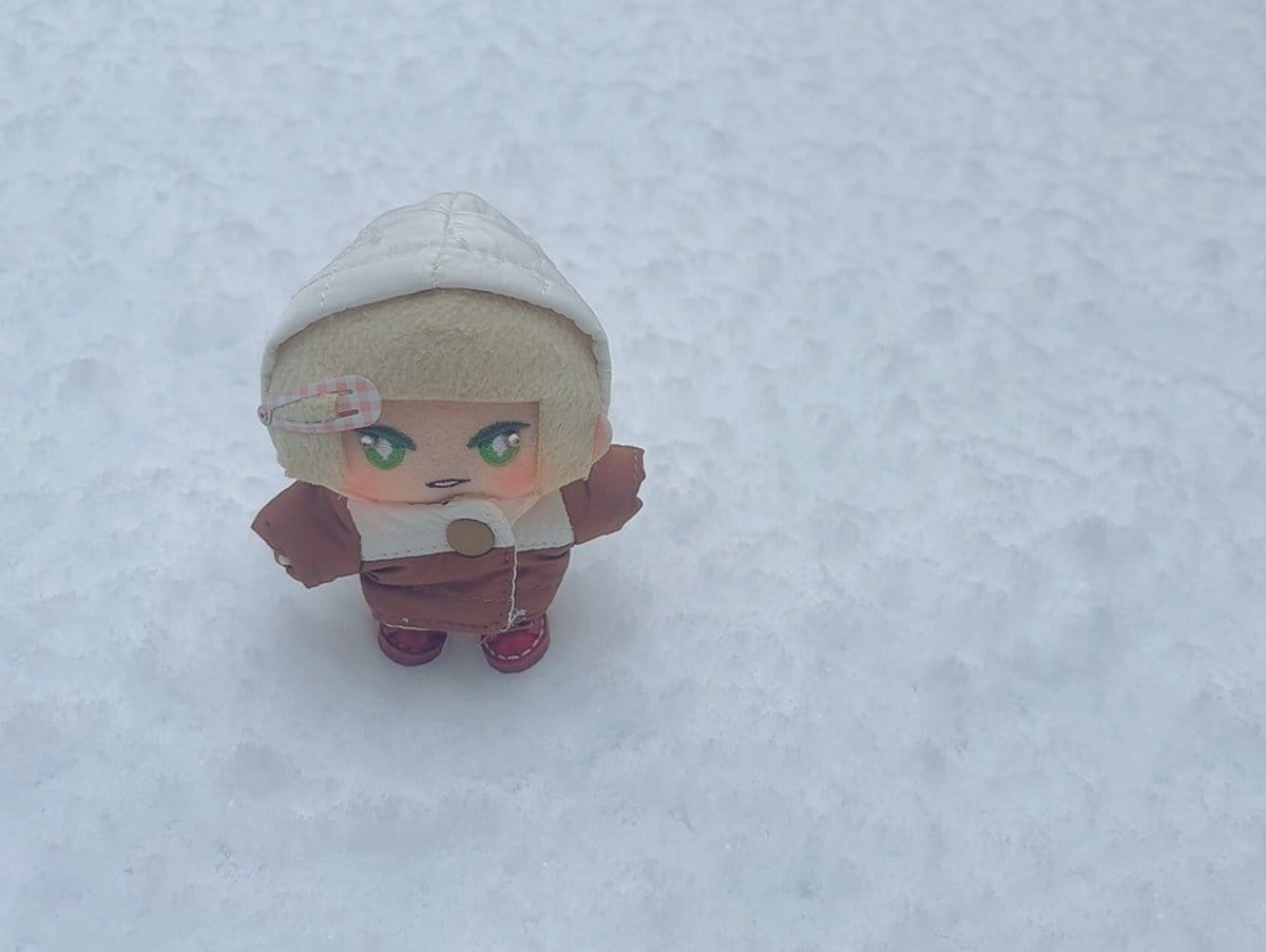 Cute Character Walking Illustration