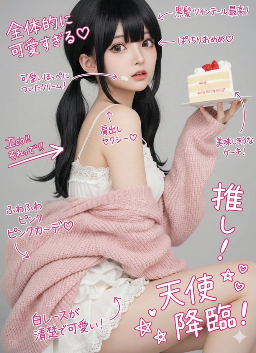 Cute handwritten notes over a photo