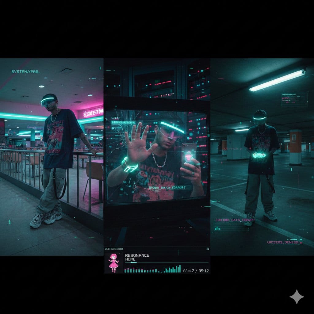 Cyber-Liminal Dream Sequence Triptych