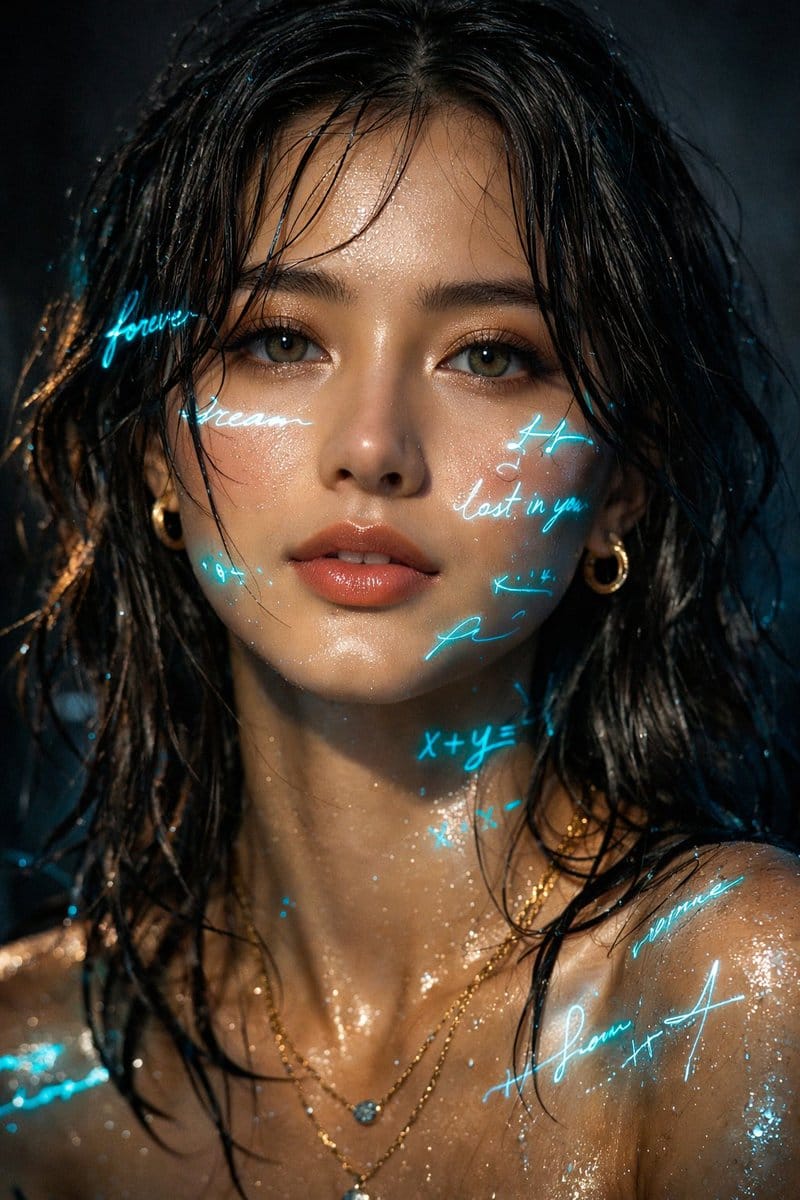 Cyber-Poetry Portrait Projection Prompt