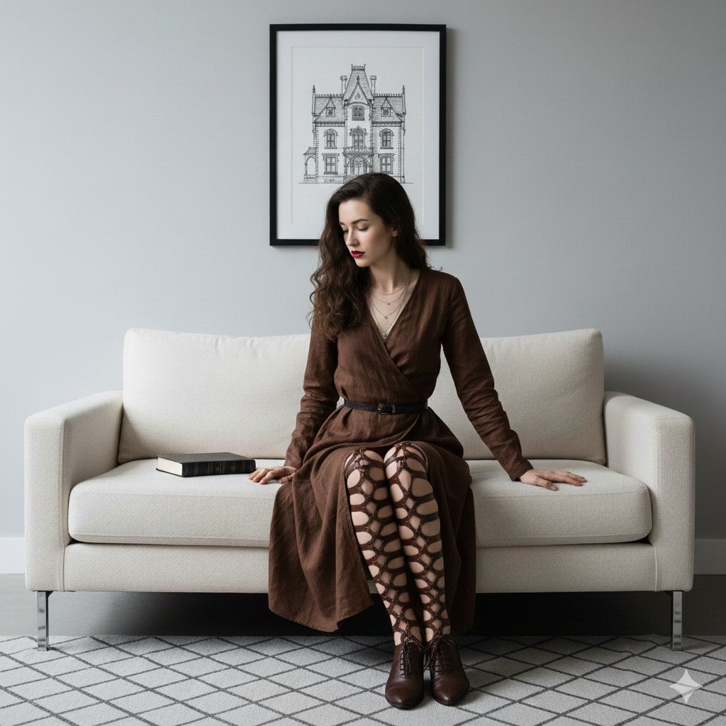 Dark Academia Portrait Prompt