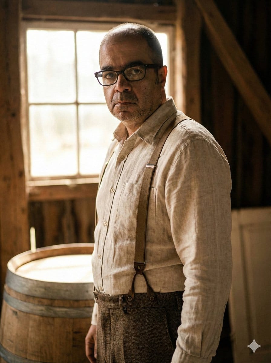 Detailed Image Prompt for Rustic Vintage Aesthetic