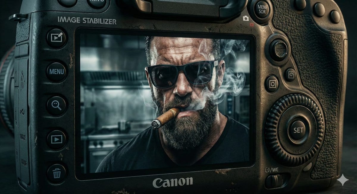 Digital Camera Screen Portrait