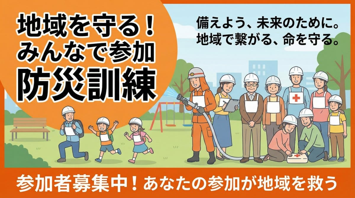 Disaster drill banner 16:9