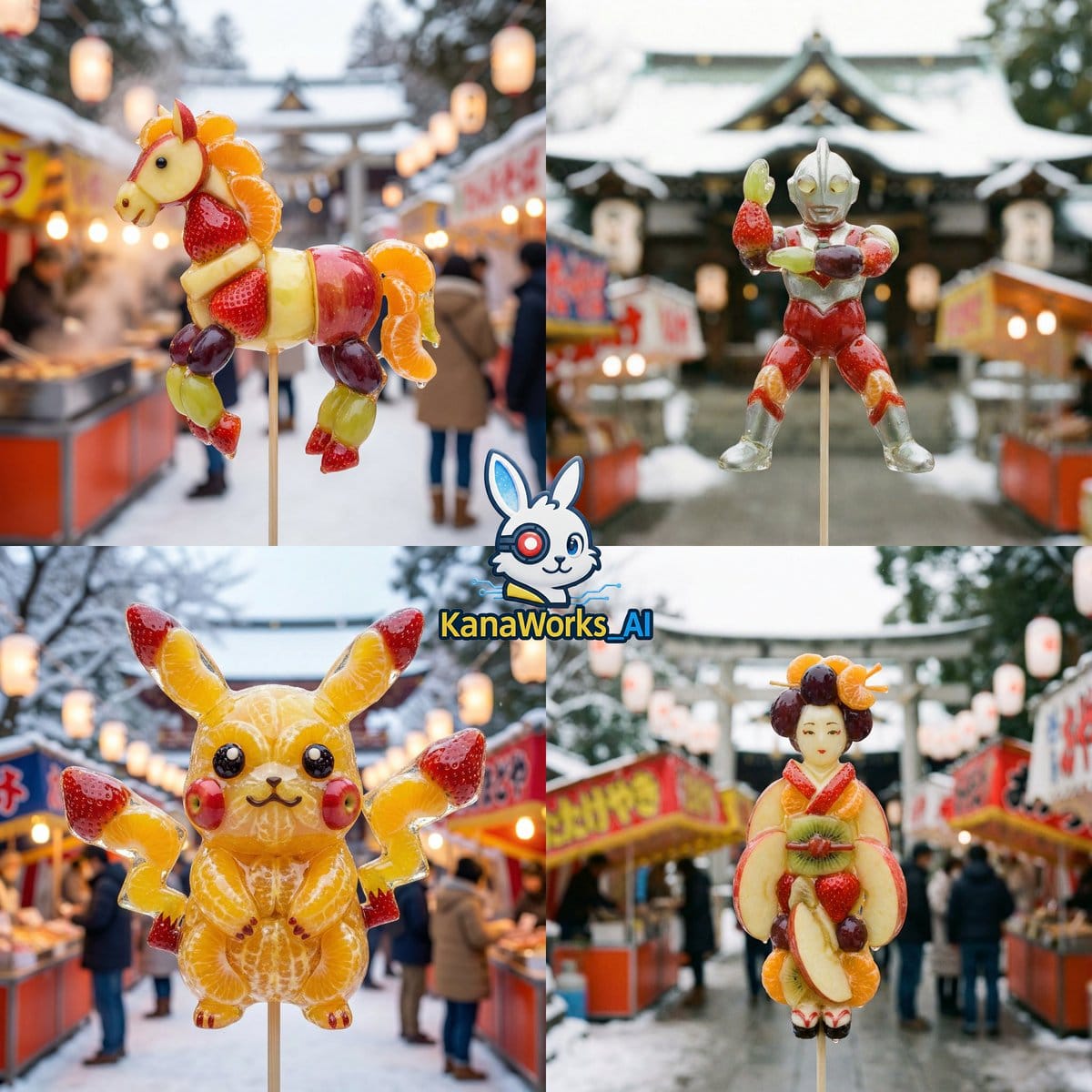 DomoAI prompt for Candied Fruit (Amezaiku) featuring Nano Banana Pro