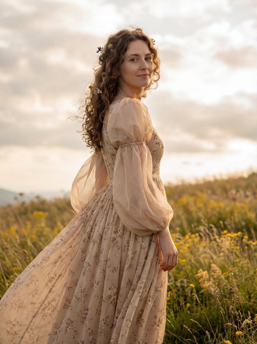 Dreamy Cinematic Highland Portrait Prompt