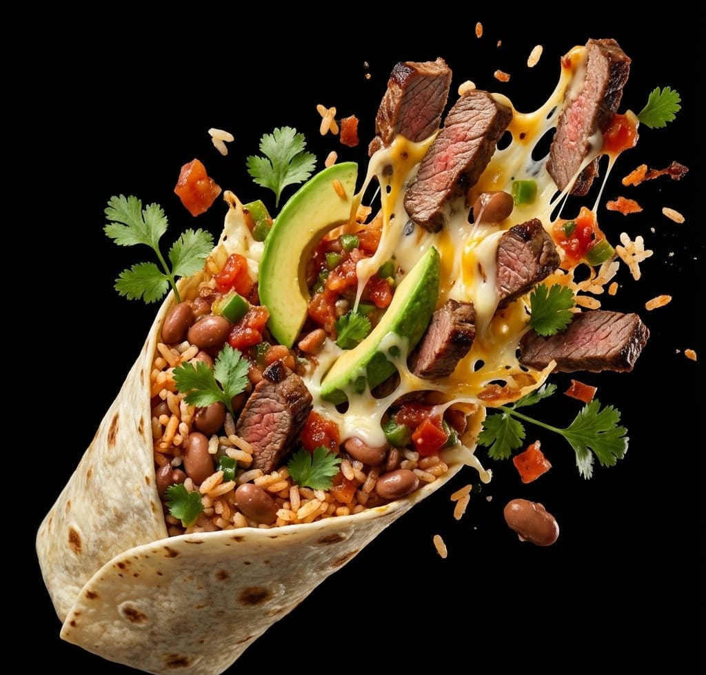 Dynamic Food Product Advertisement Poster