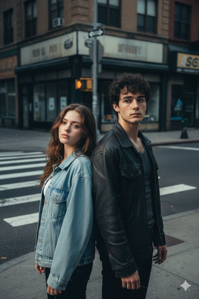 Early 2000s Flash Photo Identity Blend Prompt