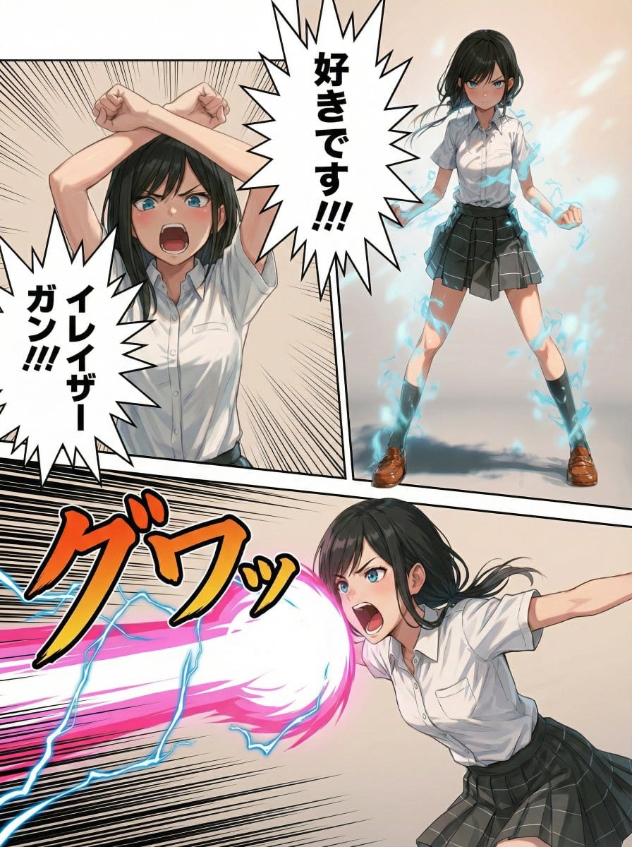 Eraser Gun Style Prompt for Nano Banana Pro (Fighting Pose Stage)