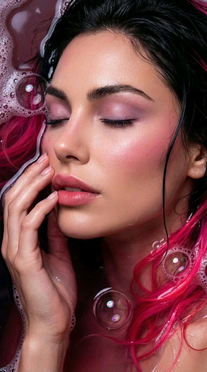 Ethereal Bloom Immersion Macro Portrait Prompt