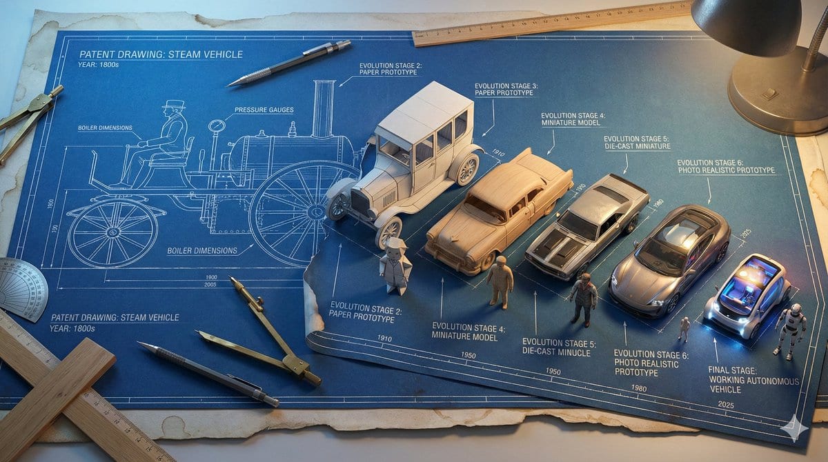 Evolutionary Blueprint Sheet for an Invention