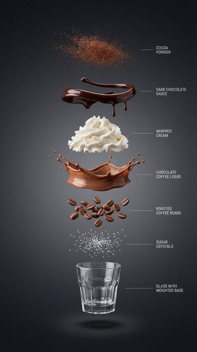 Exploded View Infographic Prompts for Coffee and Milkshakes